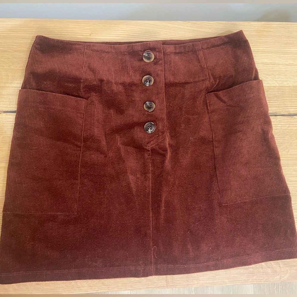 Lizard Thicket Red Mini Skirt Casual